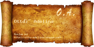 Ottó Adelina névjegykártya